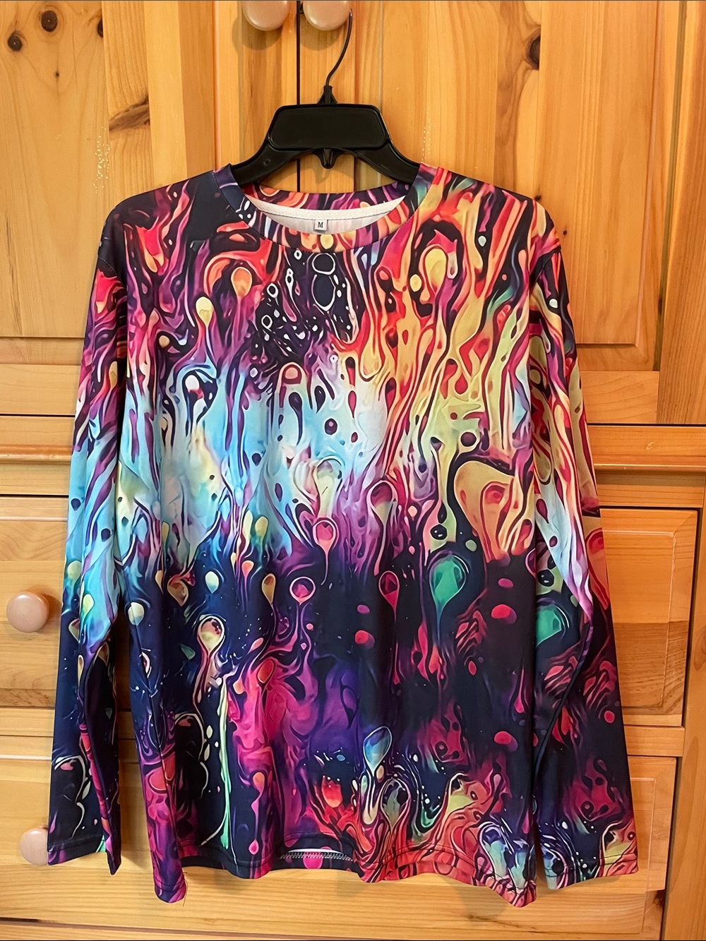 Hippie trippy lava lamp shirt